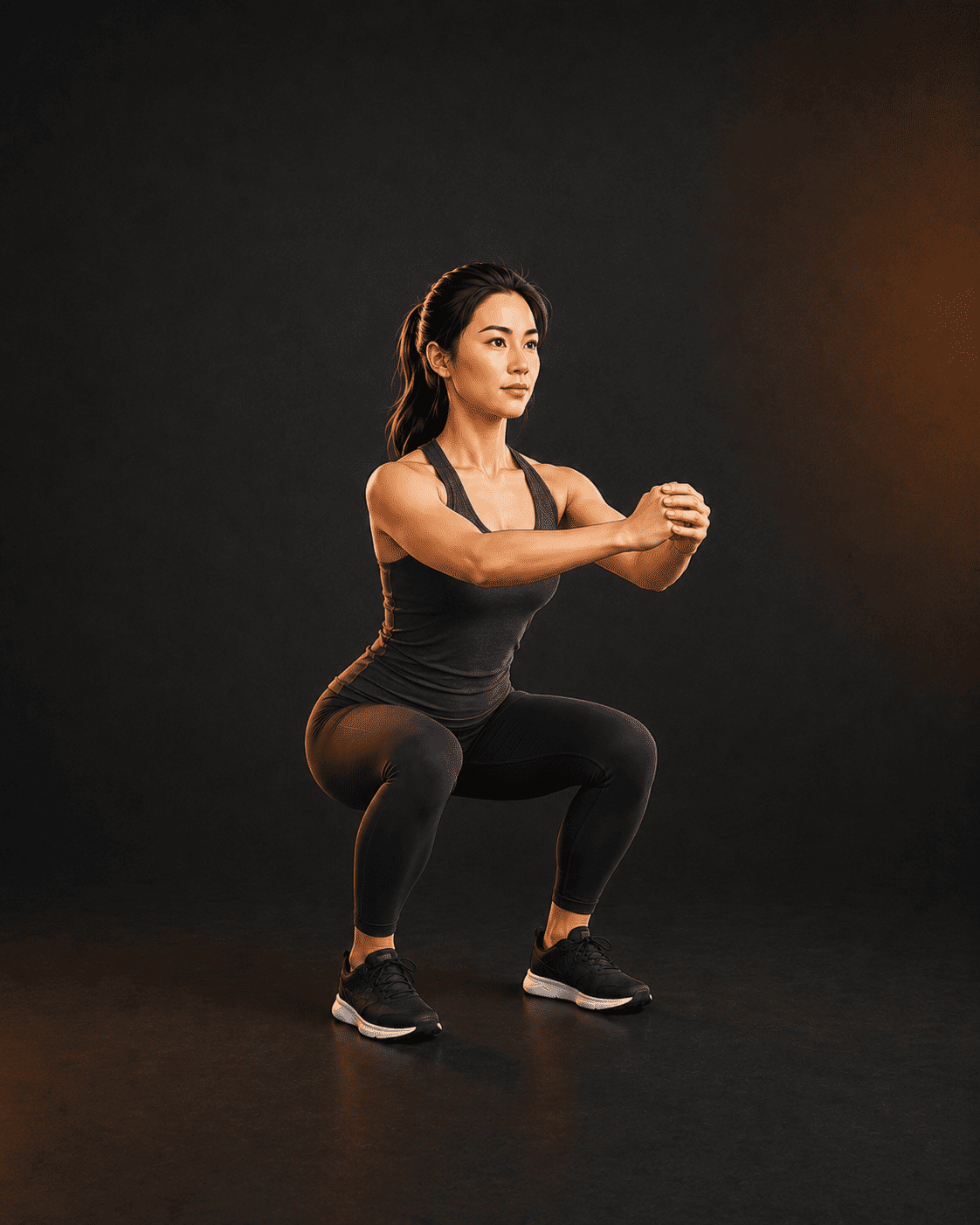 Posisi akhir squat